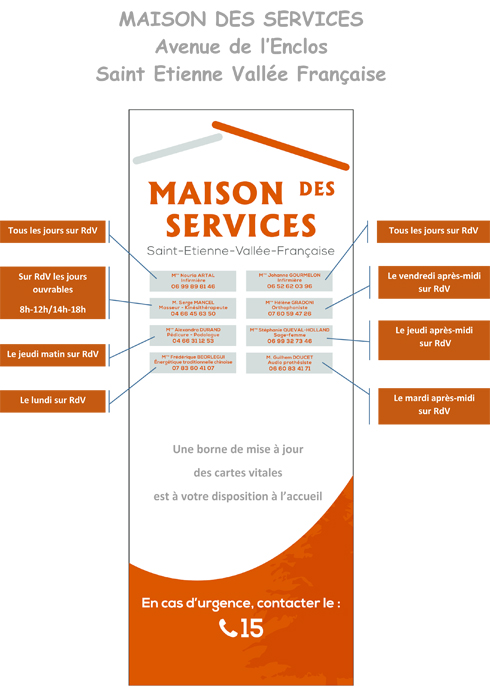 Flyer MAISON DES SERVICES St Etienne